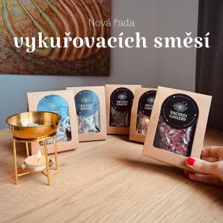 🔥 Novinky v Sacred Gallery! 🔥 Dnes vám představujeme 5 nových vykuřovacích směsí do kadidelnic — každá jiná, a přitom...